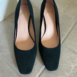 J Crew Square toe heels